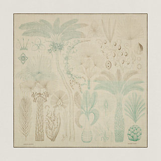 上品♡刺繍スカーフ【HERMES】Index Palmarum Transat Hermes Silk Scarf “Index Palmarum” by Katie Scott. – Hermes